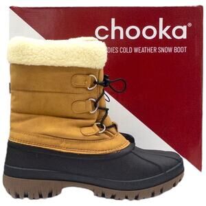 Chooka Womens Insulated Winter Snow Duck Boots Water Repellent Faux Shearling